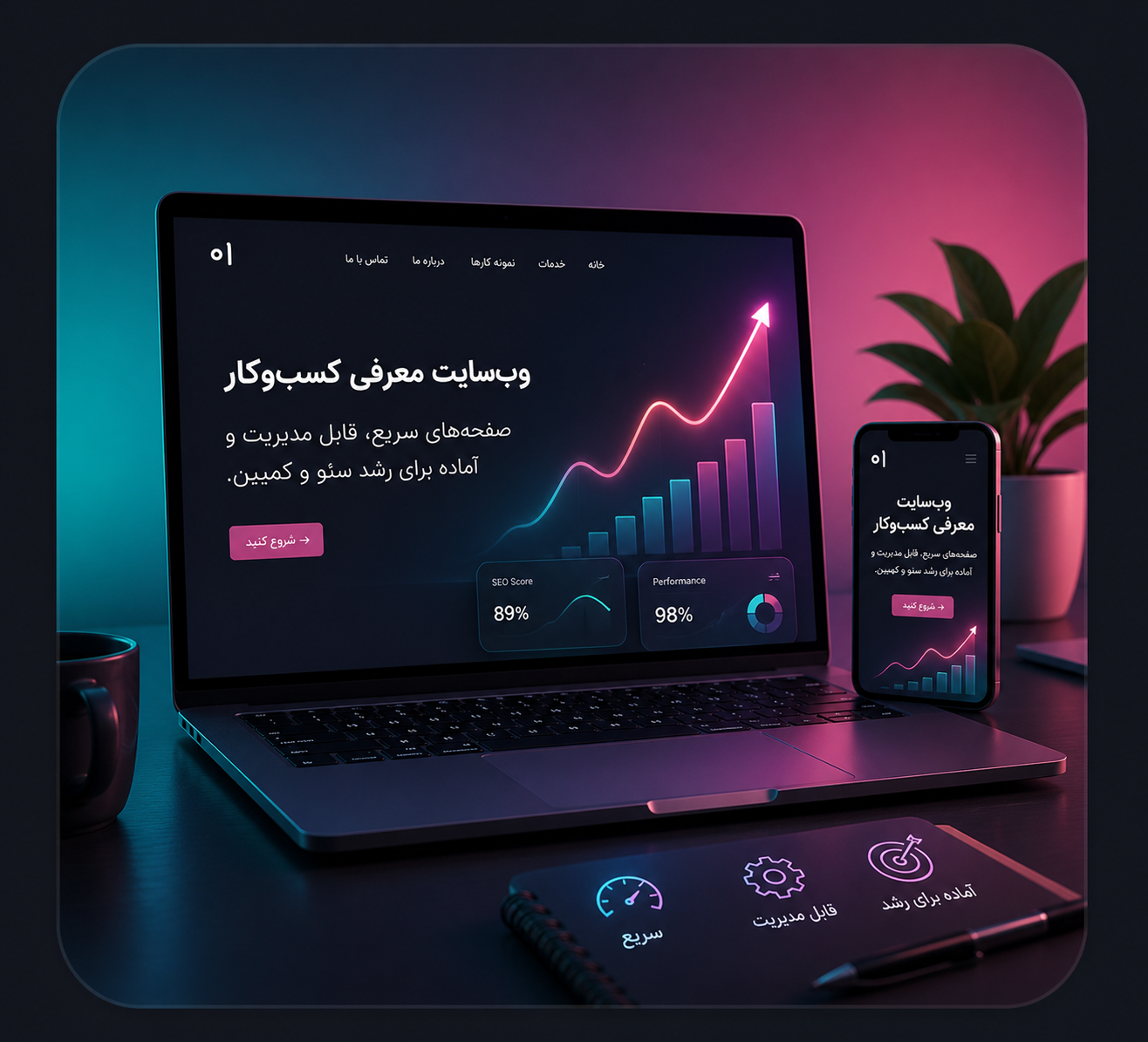 وبسایت معرفی کسبوکار